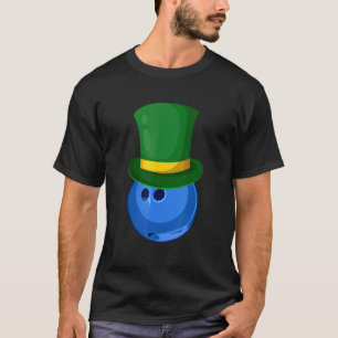 Bowling Leprechaun St Patricks Day Sport Player T-Shirt