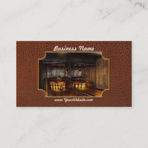Bowling - Life in the gutter 1910 Business Card