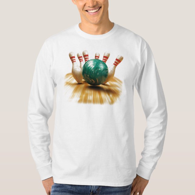 Bowling Long Sleeve T-Shirt (Front)
