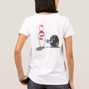 Bowling Love Ball and Pin T-Shirt