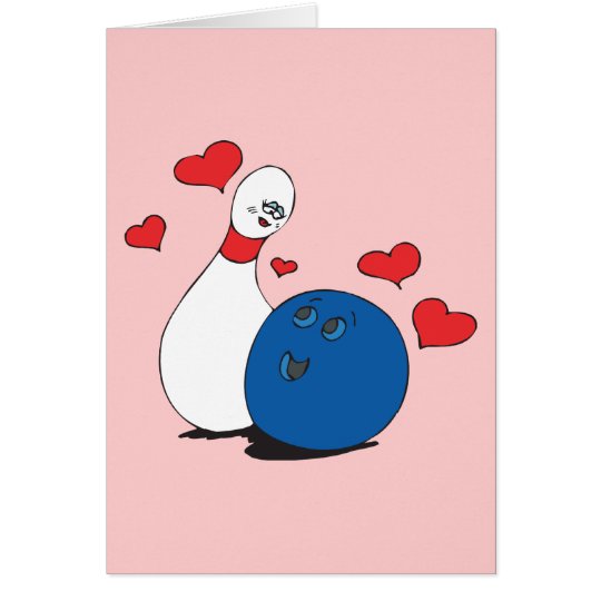 Bowling love card