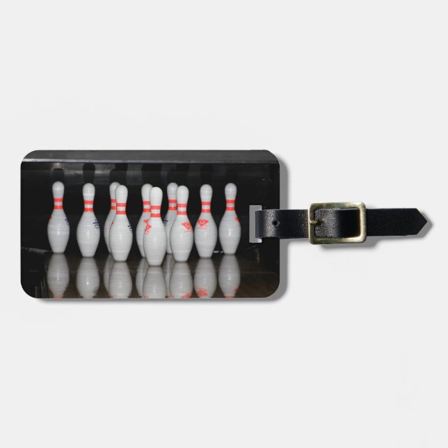 Bowling Luggage Tag (Front Horizontal)