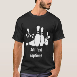 Bowling Men's Basic Dark T-Shirt