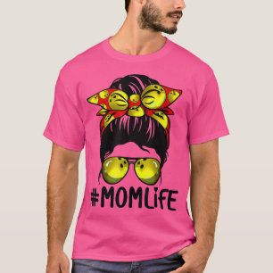 Bowling Messy Bun Proud Mum Baseball Scarf Sunshad T-Shirt