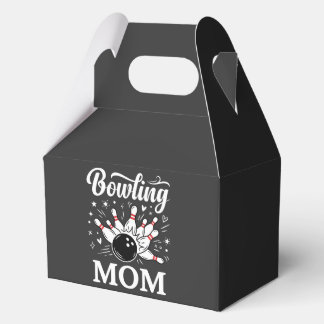 Bowling Mom Heart Pins Funny League Mothers Day Favour Box