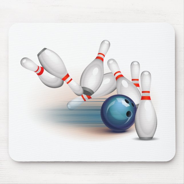 Bowling Mouse Mat (Front)