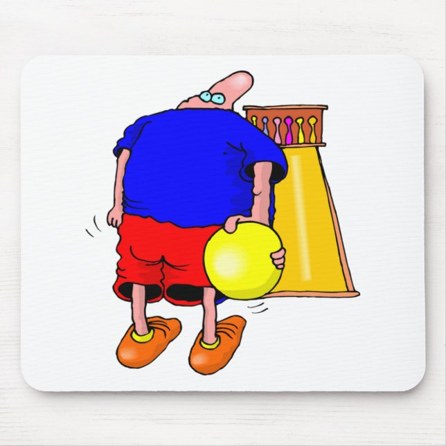 Bowling Mouse Mat (Front)