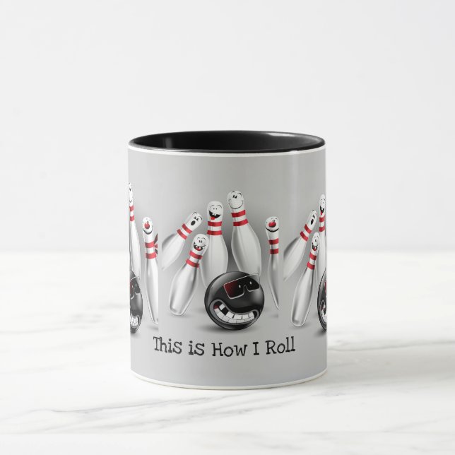 Bowling Mug - This is how I Roll (Center)
