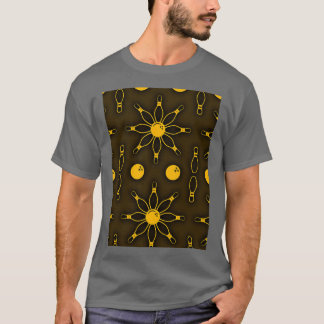 Bowling Orange Seamless Wallpaper T T-Shirt