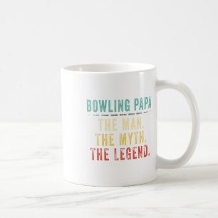 Bowling Papa Fathers Day Gift  Coffee Mug
