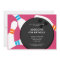 Bowling Party Birthday Party Invitation - Pink