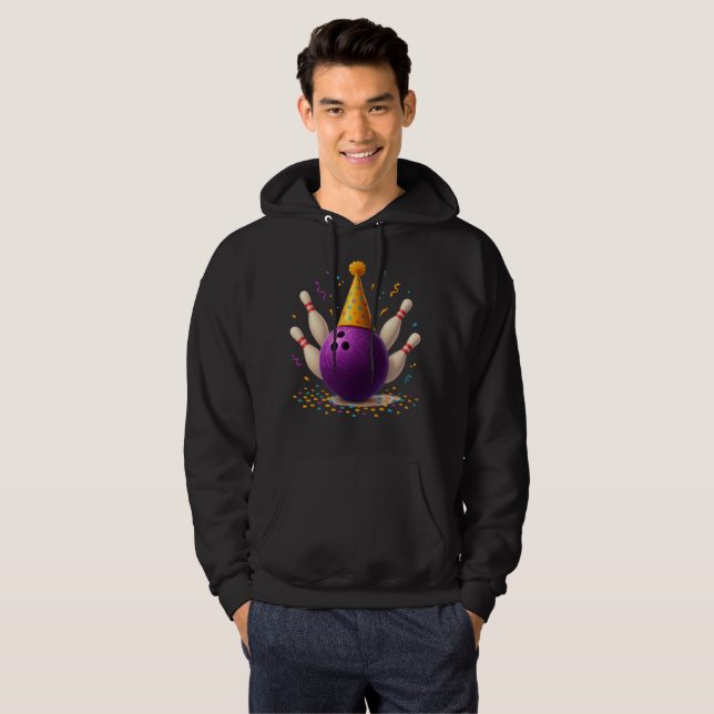 Bowling Party Celebration 🎳✨  Hoodie (Front Full)