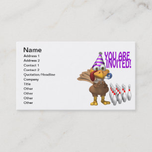 Bowling Party Invitation