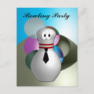 Bowling  Party Invitation