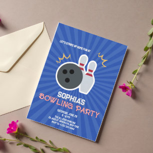 Bowling Party Invitation 4