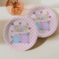Bowling Party Preppy Varsity Patch Birthday Party
