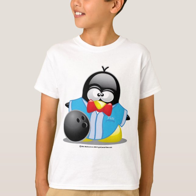 Bowling Penguin T-Shirt (Front)