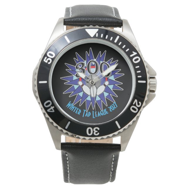 Bowling Perfect 300 Bowler Award Watch (Front)