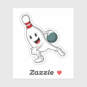 Bowling pin at Bowling with Bowling ball