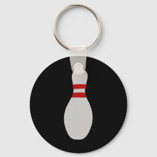 Bowling Pin Costume Ll Ten-pins Alley Strike Spare Key Ring