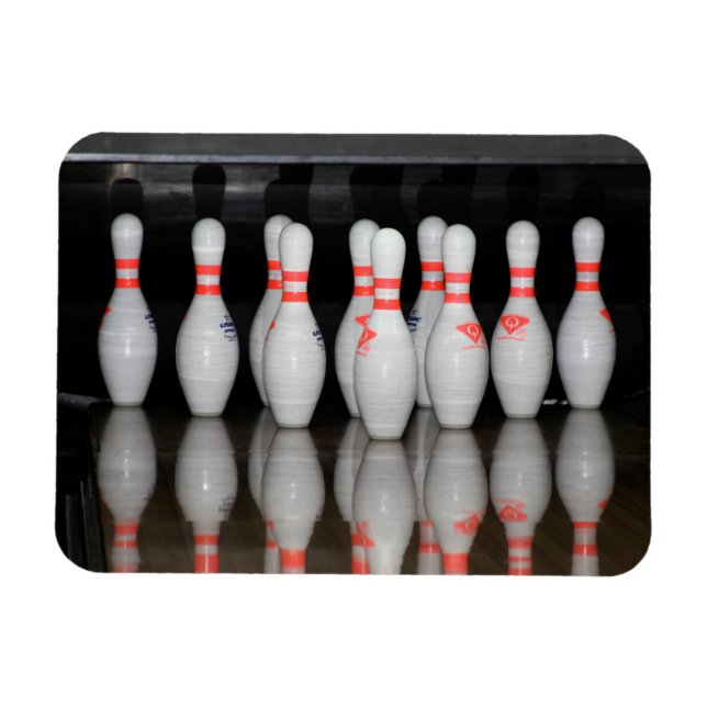 Bowling Pin Magnet (Horizontal)