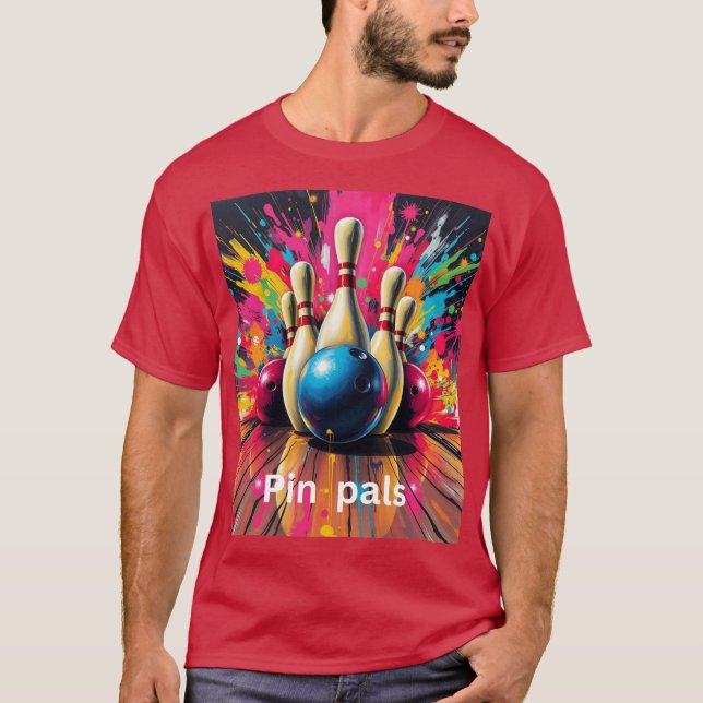 Bowling pin pals T-Shirt (Front)