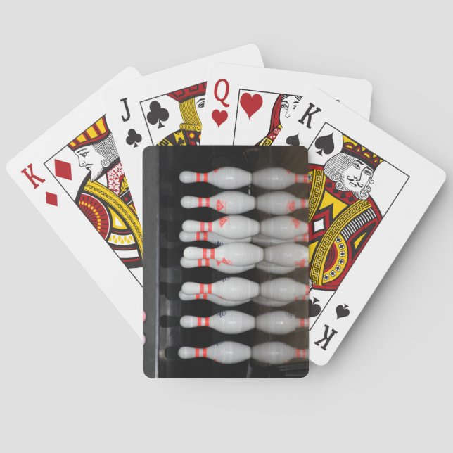 Bowling Pin Playing Cards (Back)