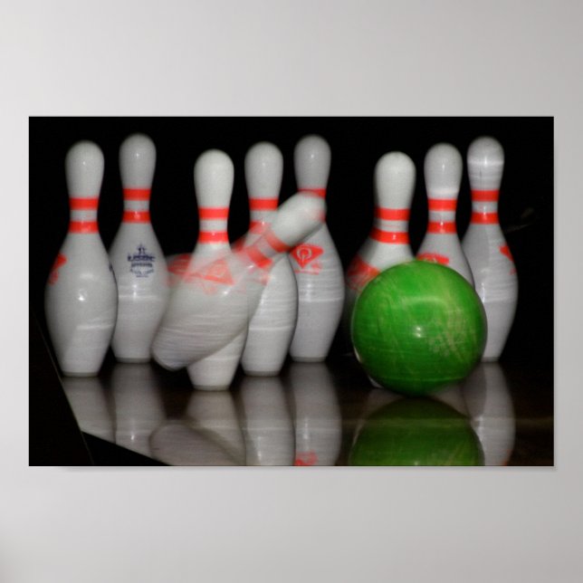 Bowling Pin Poster (Front)