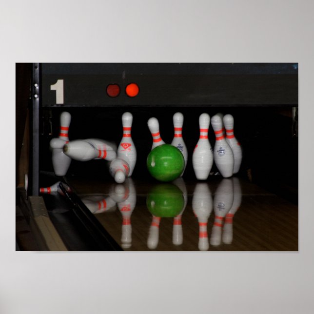 Bowling Pin Poster (Front)
