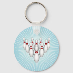 Bowling Pins: 3D Model: Keychain