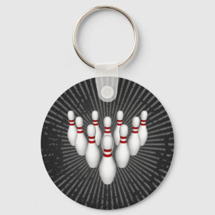 Bowling Pins: 3D Model: Keychain