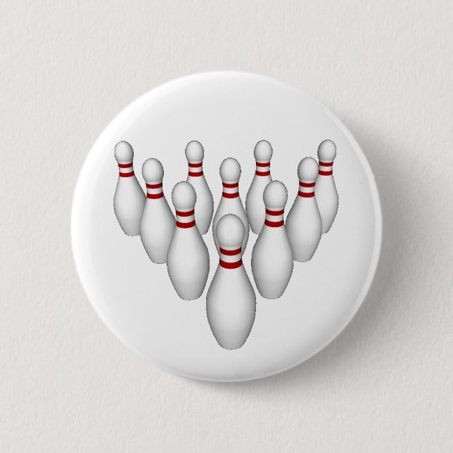 Bowling Pins - Button #2 (Front)