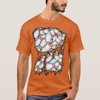 Bowling Pins Inside Sport Halloween Bowler Costume T-Shirt