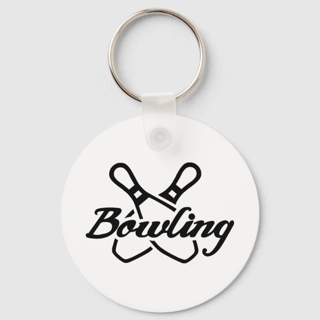 Bowling pins key ring (Front)