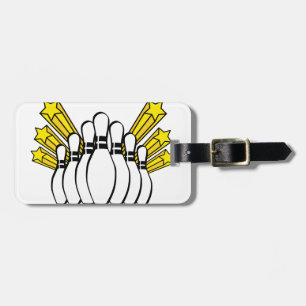 Bowling Pins Luggage Tag