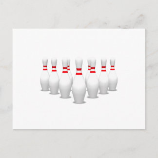 Bowling Pins: Postcard