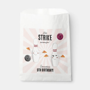 Bowling Pizza Strike Up Some Fun Kids Birthday Favour Bags