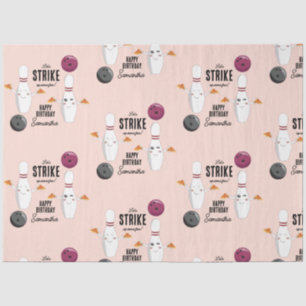 Bowling Pizza Strike Up Some Fun Kids Birthday  Tissue Paper