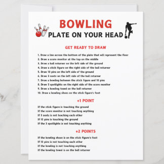 Bowling Plate On Your Head Game