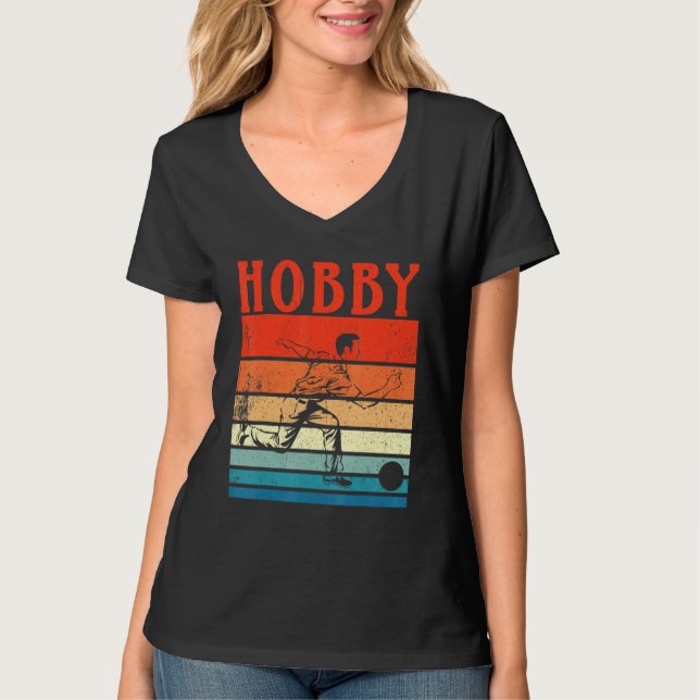 Bowling Player Bowling Hobby Bowling T-Shirt (Front)