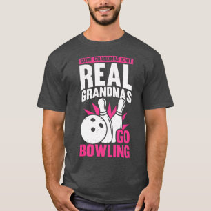 Bowling Player Grandma Bowler Grandmother Gift T-Shirt