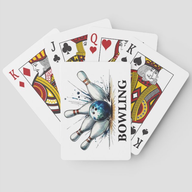 Bowling Playing Cards (Back)