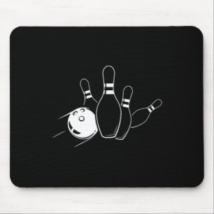 Bowling Pocket Style Sports Bowler Team Bowling Lo Mouse Mat