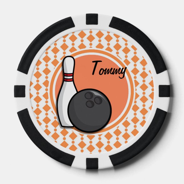 bowling poker chips (Front)