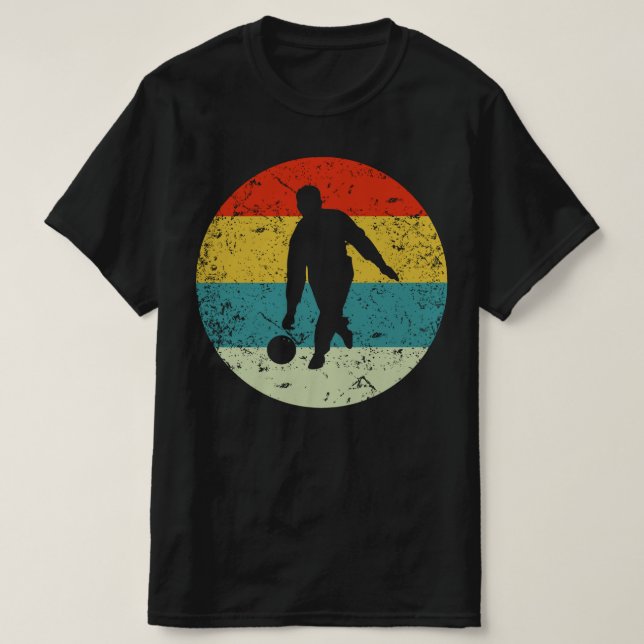 bowling retro vintage T-Shirt (Design Front)