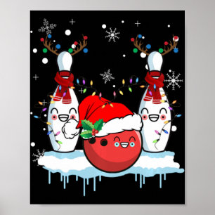 Bowling Retro Vintage This Is How I Roll Bowler Fu Poster