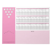 Bowling Scoreboard Diagrams & Notes | Pink & White