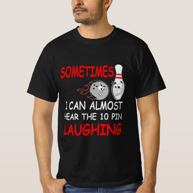 Bowling Shirts Ten Pin Bowlers Tshirt (Front)