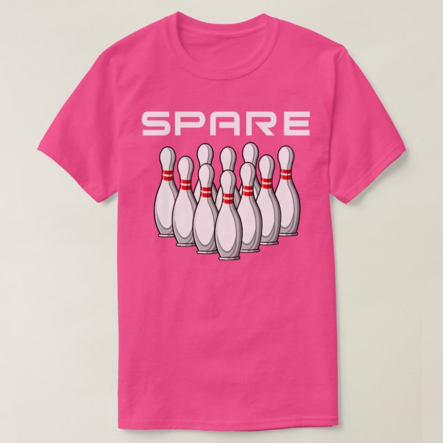 Bowling Spare Sport Lover  T-Shirt (Design Front)
