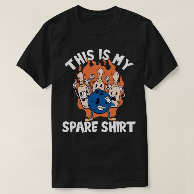 Bowling Spare  T-Shirt (Design Front)